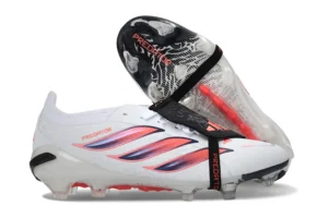 Predator 26 FG Footwear White Silver Lucid Red FGAP1511