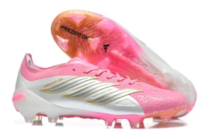 Predator 26 FG Pink Silver Metallic Footwear White FGAP1519