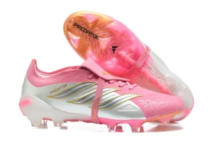 Predator 26 FG Pink Silver Metallic Footwear White FGAP1520