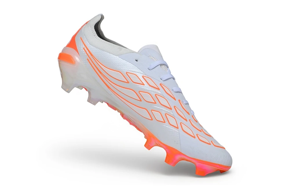 Predator 26 FG Footwear White Solar Orange FGAP1521 - Imagen 2