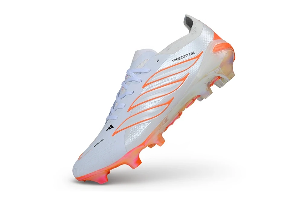 Predator 26 FG Footwear White Solar Orange FGAP1521 - Imagen 3