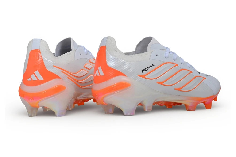 Predator 26 FG Footwear White Solar Orange FGAP1521 - Imagen 5