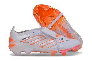 Predator 26 FG Footwear White Solar Orange FGAP1522