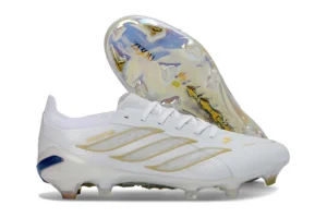 Predator 26 FG Zinedine Zidane 30 Years Footwear White Gold Metallic Royal Blue Lucid Red FGAP1524