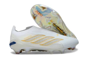 Predator 26 FG Zinedine Zidane 30 Years Footwear White Gold Metallic Royal Blue Lucid Red FGAP1526