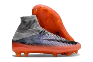 Mercurial Superfly V CR7 Grey Orange Purple FG FGNC3113