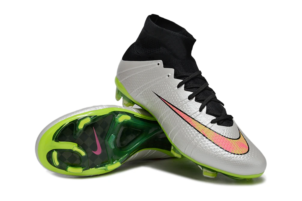 Mercurial Superfly IV CR7 White Green Black Pink FG FGNC3121 - Imagen 5