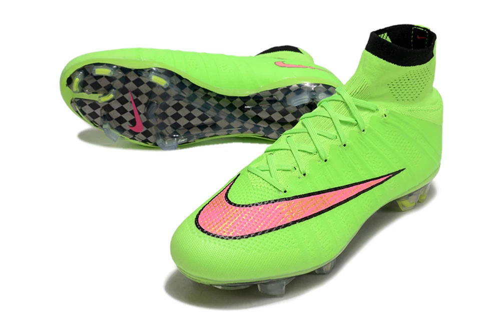 Mercurial Superfly IV CR7 Volt Green Pink Black FG FGNC3123 - Imagen 4