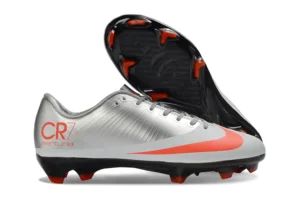 Mercurial Vapor CR7 Silver Orange Black FG FGNC3135