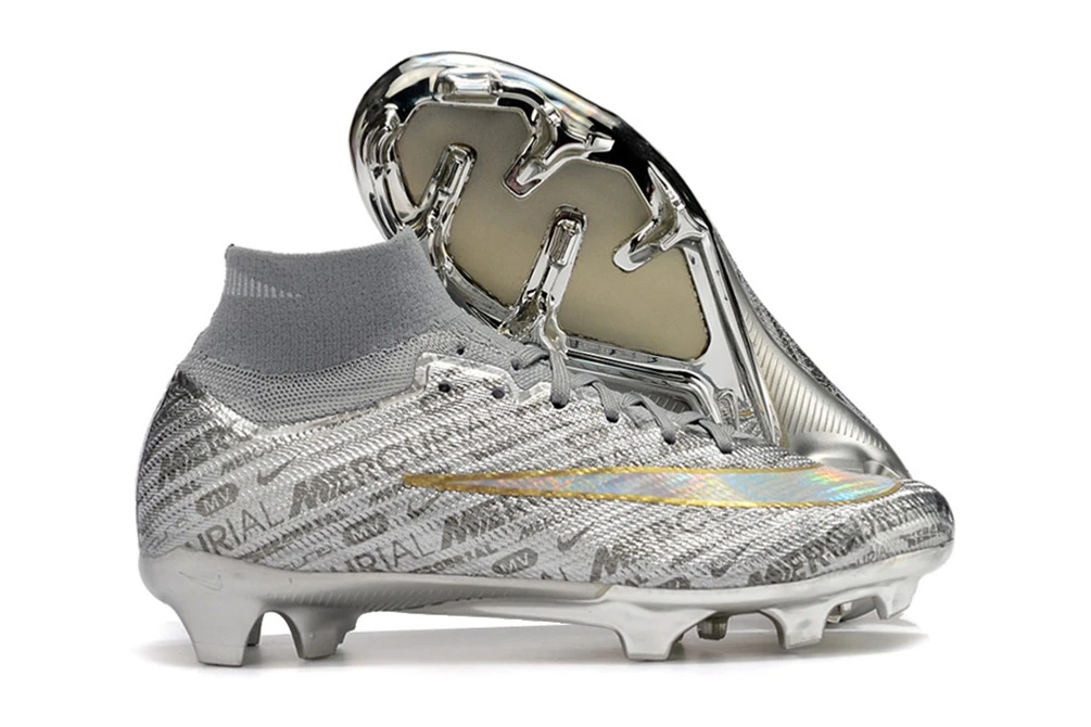 Mercurial Superfly 9 Silver Brown White FG FGNM3004