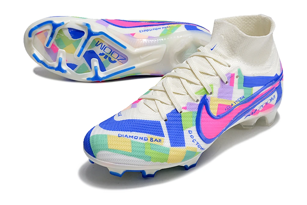 Mercurial Superfly 9 SoCal Pack Silver Royal Blue White FG FGNM3053 - Imagen 2