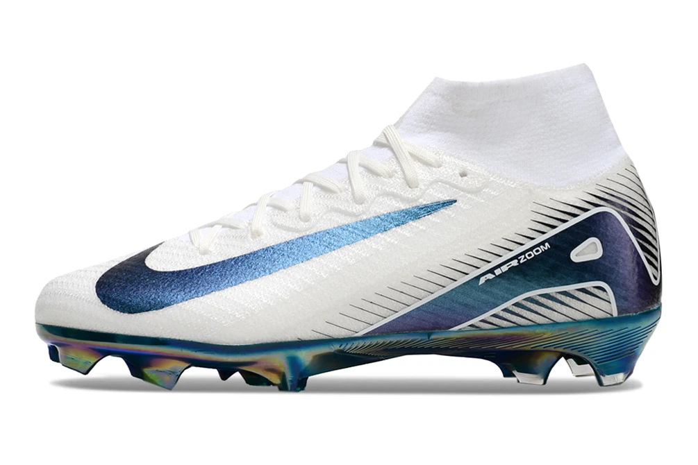 Mercurial Superfly 10 White Silver Navy FG FGNM3524 - Imagen 3