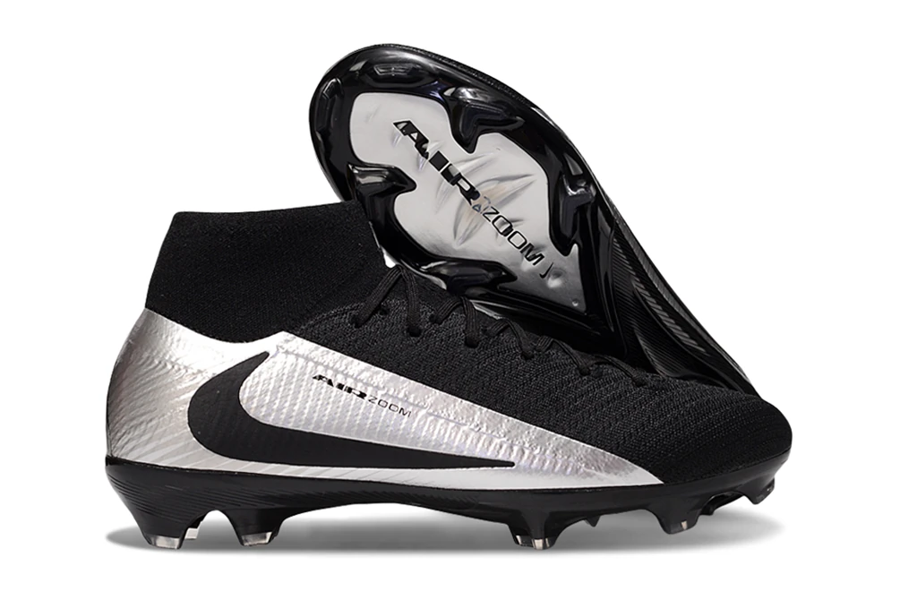 Mercurial Superfly 10 Black Silver Navy FG FGNM3684