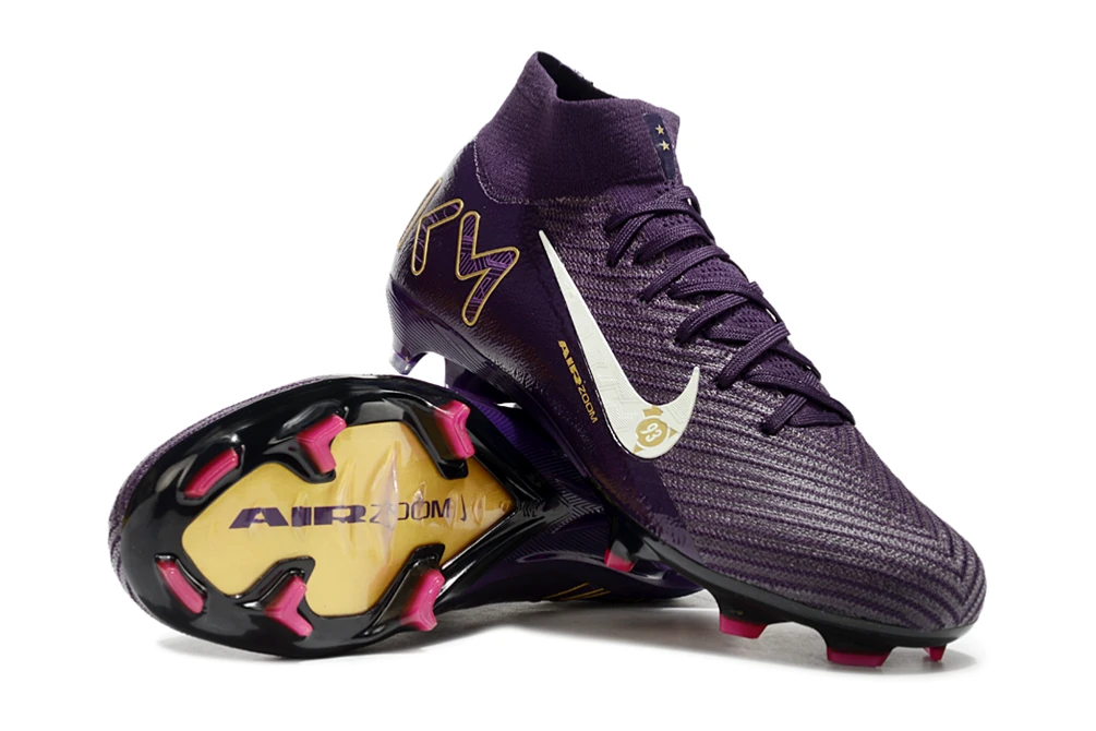 Mercurial Superfly 10 Mbappe 2025 Signature Grand Purple Pale Ivory FG FGNM3690 - Imagen 5