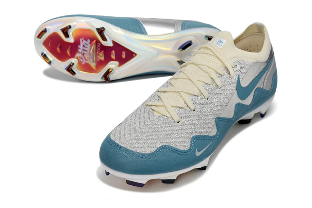 Mercurial Vapor 16 x Patta White Turquoise Grey FG FGNM3768 - Imagen 2