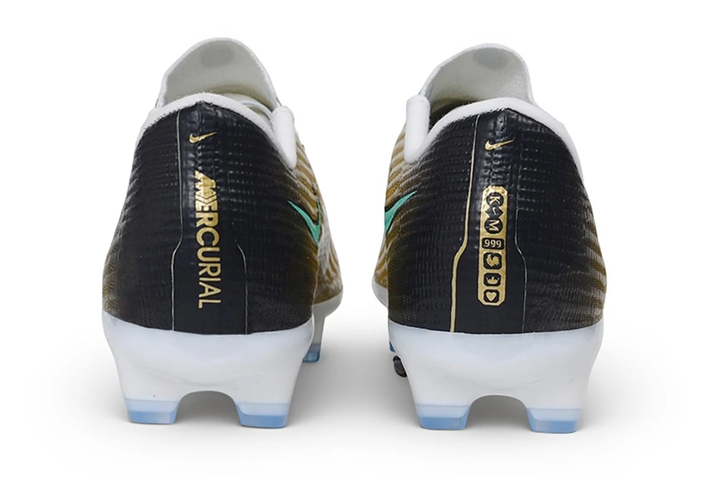 Mercurial Superfly 11 Mbappe Golden Boot Gold White Mint Green FG #28mx STNM0024 - Imagen 3