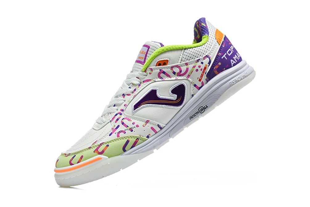 Joma Top Flex White Pink Purple Lime TF ICJF0134 - Imagen 3