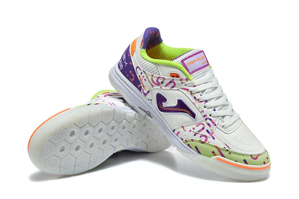 Joma Top Flex White Pink Purple Lime TF ICJF0134 - Imagen 4