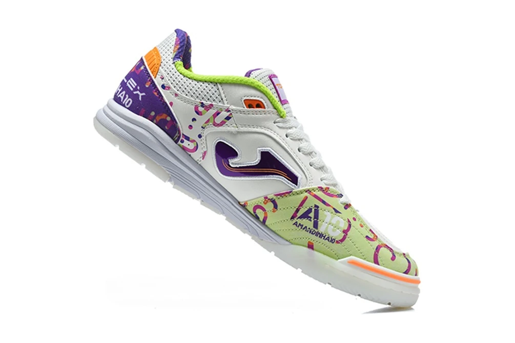 Joma Top Flex White Pink Purple Lime TF ICJF0134 - Imagen 8