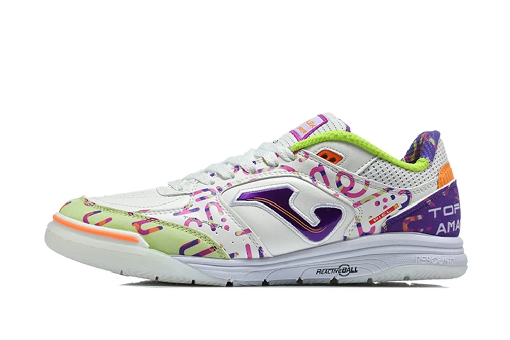 Joma Top Flex White Pink Purple Lime TF ICJF0134 - Imagen 9