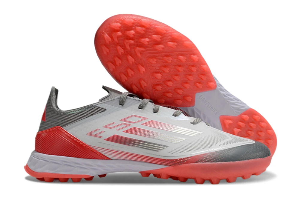F50 Silver Red White Laceless TF TFAF0590