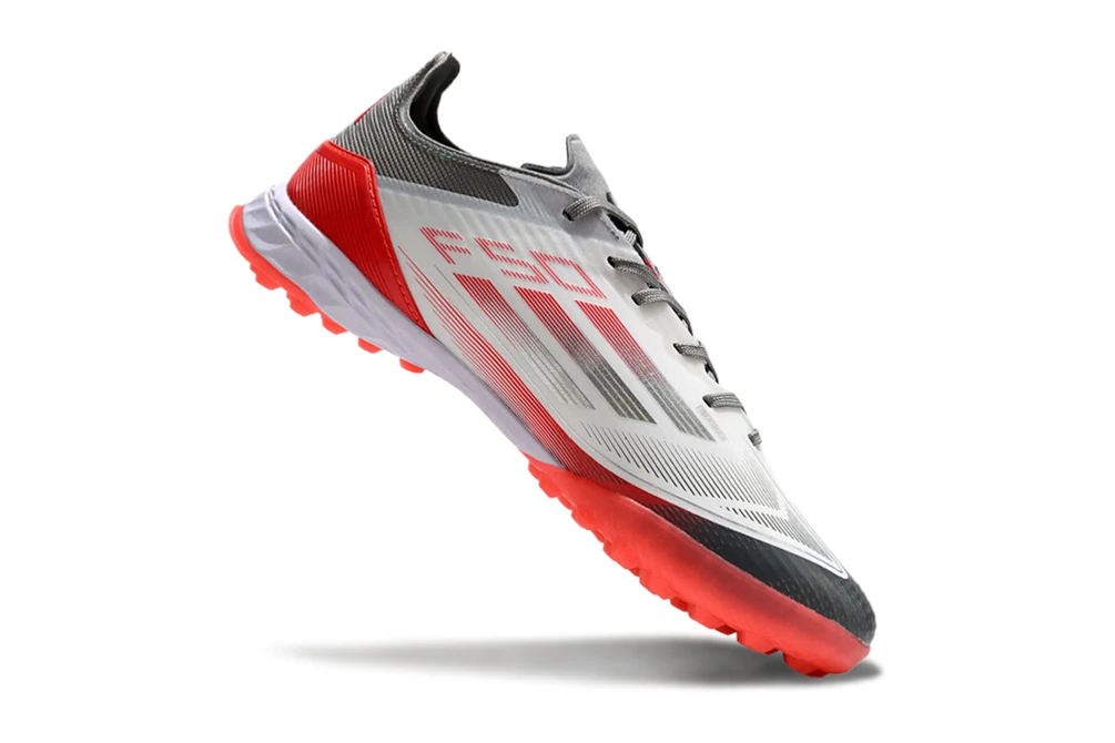F50 Silver Red White Laceless TF TFAF0590 - Imagen 2