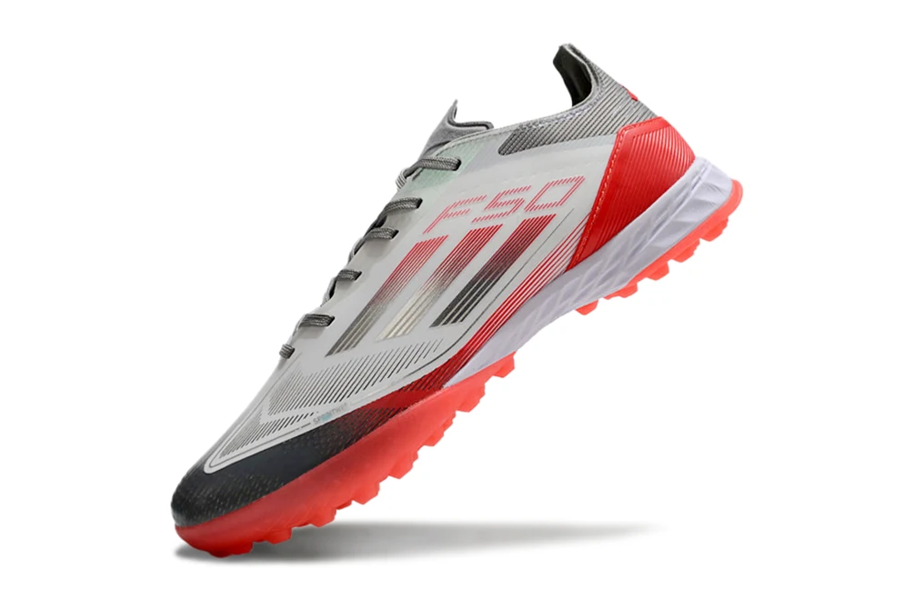 F50 Silver Red White Laceless TF TFAF0590 - Imagen 3