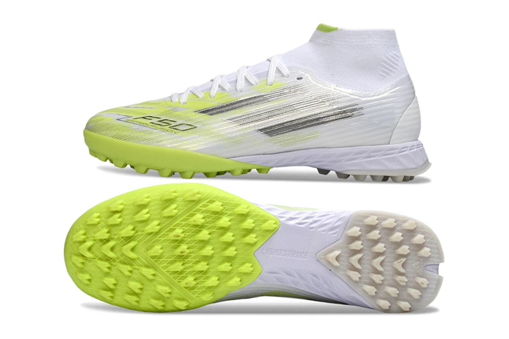 F50 White Lucid Lemon Silver Laceless TF TFAF0646 - Imagen 6