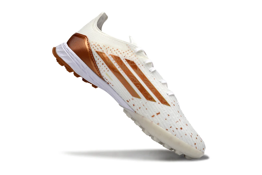 F50 White Copper Gold Laceless TF TFAF0656 - Imagen 2