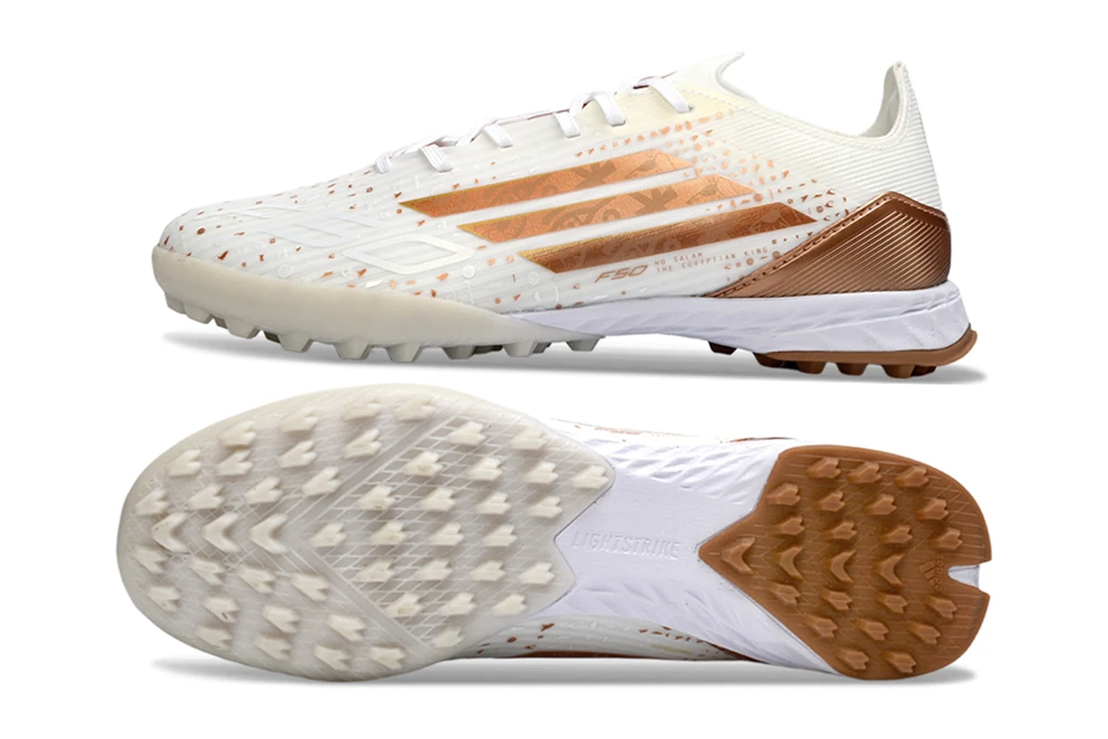 F50 White Copper Gold Laceless TF TFAF0656 - Imagen 6