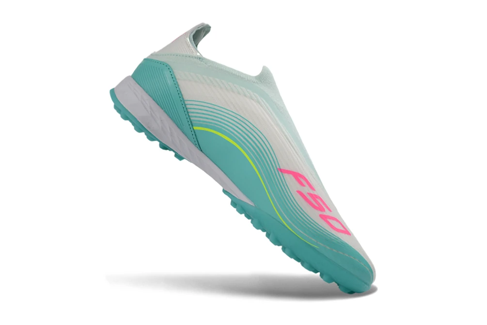 F50 White Mint Pink Mid Laceless TF TFAF0667 - Imagen 2