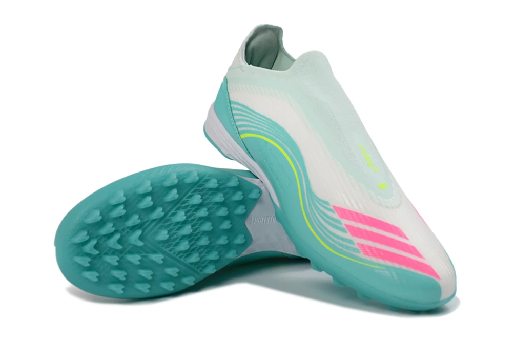 F50 White Mint Pink Mid Laceless TF TFAF0667 - Imagen 4