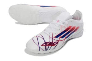 F50 White Red Blue Line Graphic Laceless TF TFAF0674