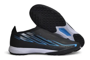 F50 Hyperfast Black Pack Black Lucid Ray Blue Laceless TF TFAF0697
