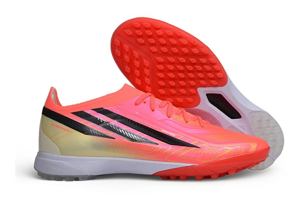 F50 Hyperfast 2026 World Cup Solar Turbo Black Gold Metallic Laceless TF TFAF0731 - Imagen 2