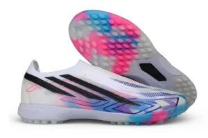 F50 Hyperfast Y-3 White Blue Pink Multicolor Laceless TF TFAF0741