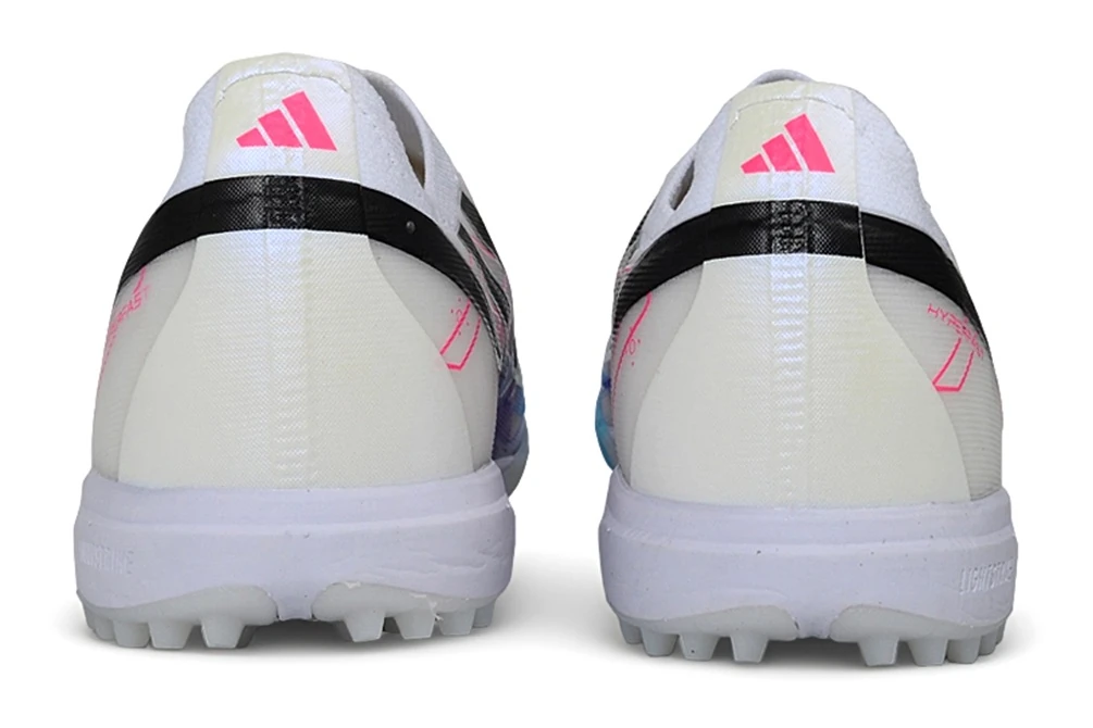 F50 Hyperfast Y-3 White Blue Pink Multicolor Laceless TF TFAF0741 - Imagen 4