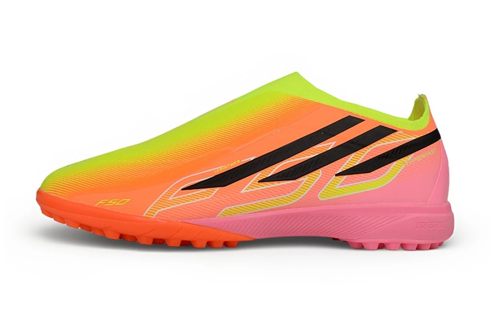 F50 Hyperfast Solar Turbo Solar Lemon Pink Laceless TF TFAF0744 - Imagen 7