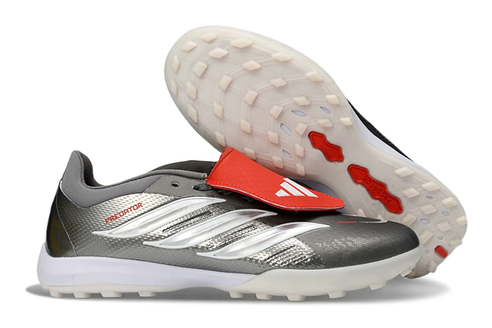 Predator 26 Finishers Steel Iron Metallic Zero Metallic Lucid Red TF TFAP0557 - Imagen 2
