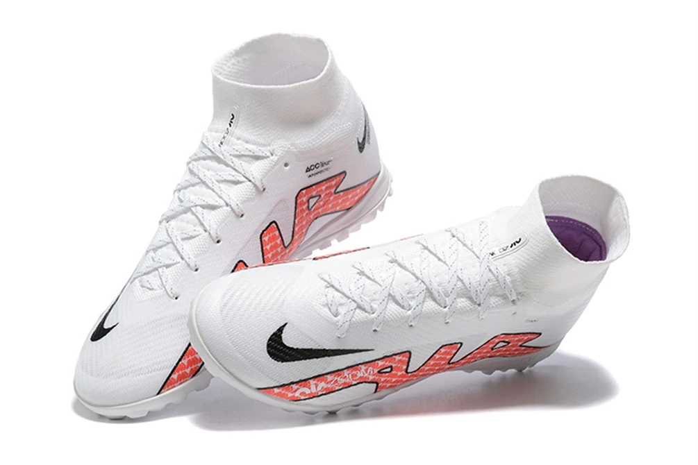 Mercurial Superfly 9 White Bright Crimson Silver TF TFNM1994 - Imagen 3