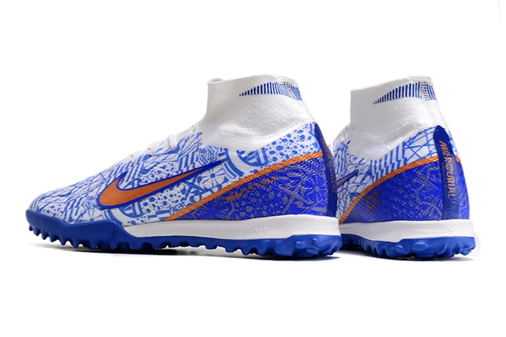 Mercurial Superfly 9 White Royal Blue Orange TF TFNM2010 - Imagen 3