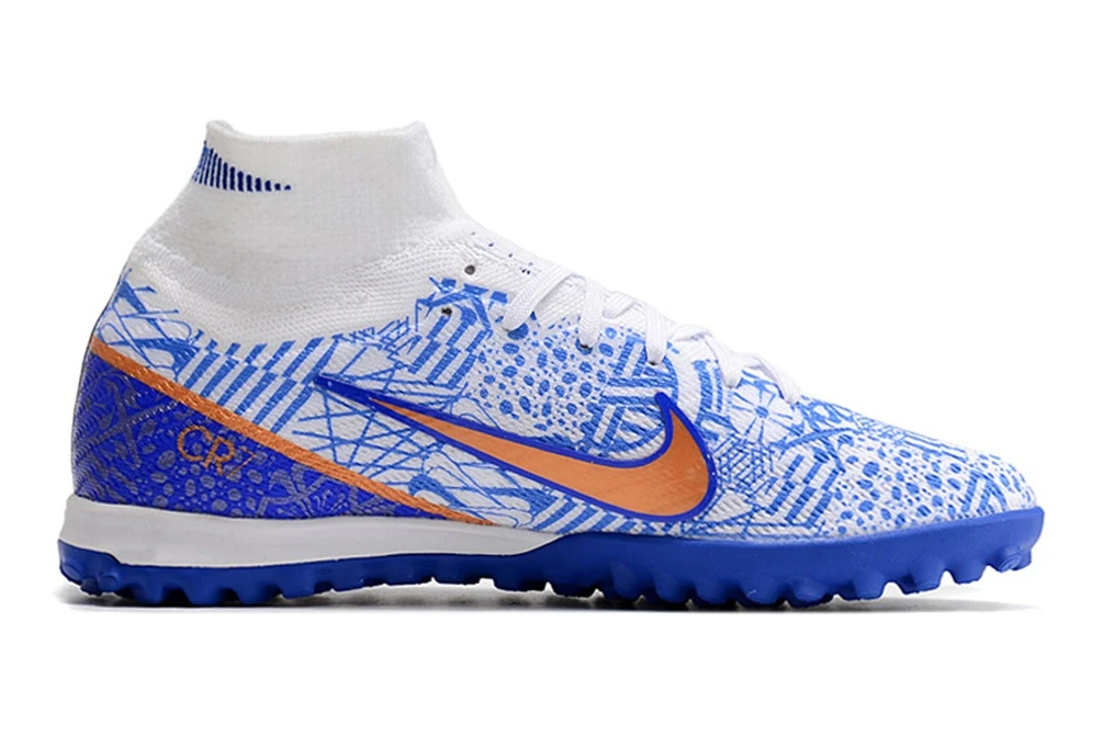 Mercurial Superfly 9 White Royal Blue Orange TF TFNM2010 - Imagen 4