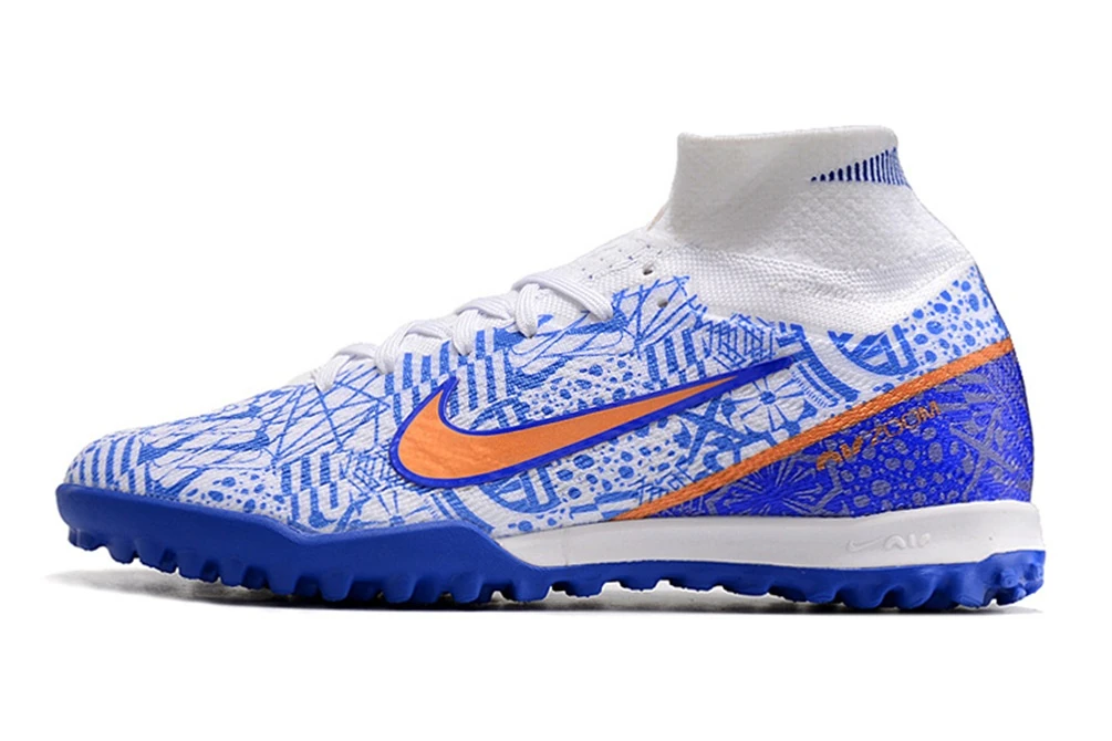Mercurial Superfly 9 White Royal Blue Orange TF TFNM2010 - Imagen 6