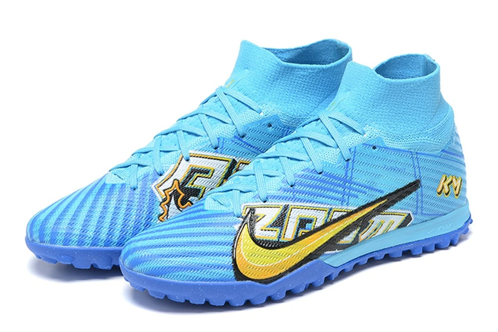 Mercurial Superfly 9 Kylian Mbappe Motivation Pack Baltic Blue Sundial White TF #27.5mx STNM0036 - Imagen 8