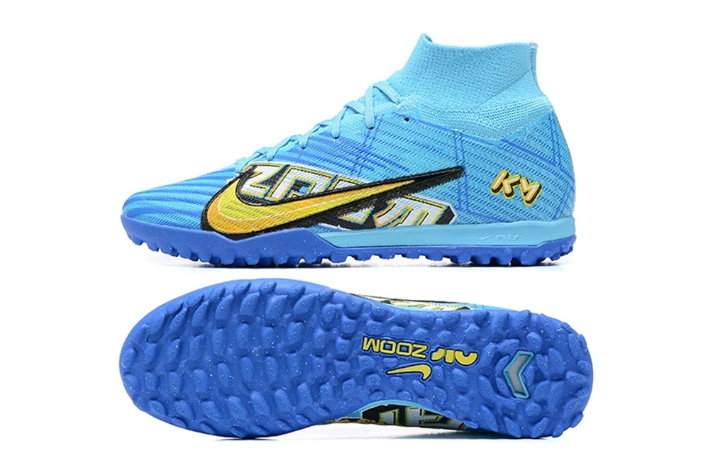 Mercurial Superfly 9 Kylian Mbappe Motivation Pack Baltic Blue Sundial White TF #27.5mx STNM0036 - Imagen 9
