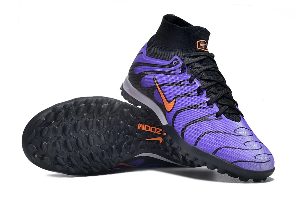 Mercurial Superfly 9 Air Max Plus Voltage Purple Total Orange Black TF TFNM2062 - Imagen 3