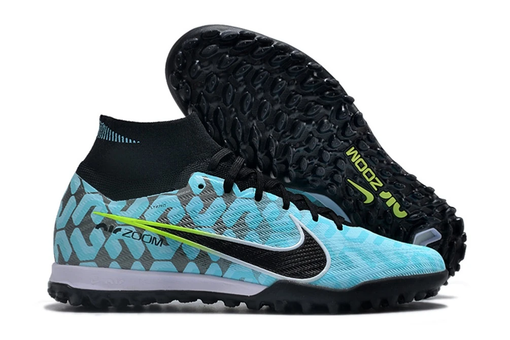 Mercurial Superfly 9 Light Blue Black Green TF TFNM2066