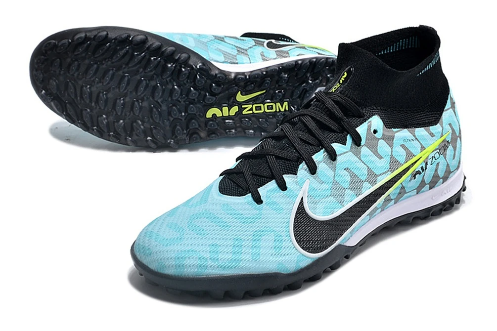 Mercurial Superfly 9 Light Blue Black Green TF TFNM2066 - Imagen 2
