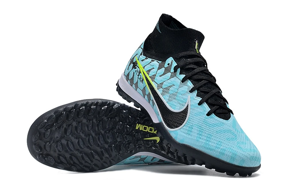 Mercurial Superfly 9 Light Blue Black Green TF TFNM2066 - Imagen 3