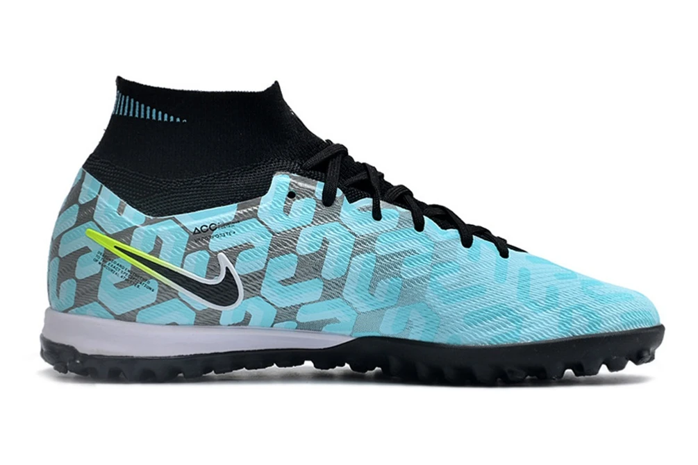 Mercurial Superfly 9 Light Blue Black Green TF TFNM2066 - Imagen 5